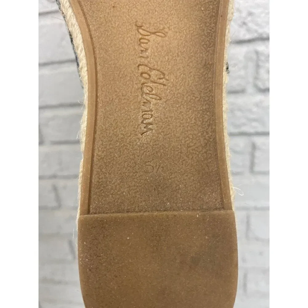 Sam Edelman Paisley Print Fabric Espadrille Shoes Size 5.5M